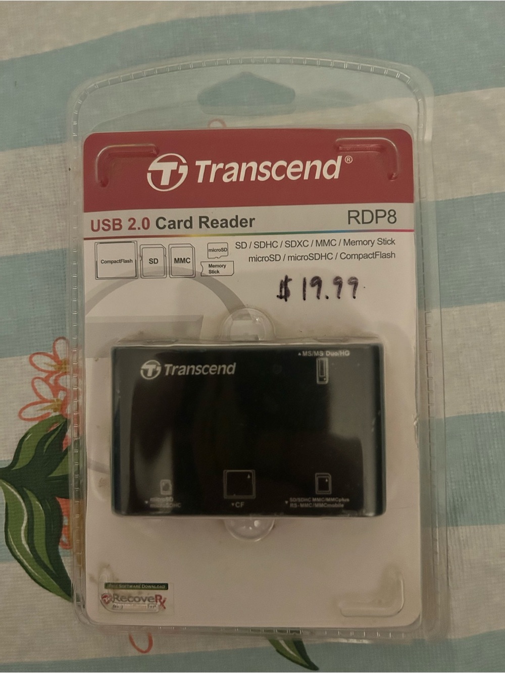Transcend USB 2.0 Card Reader RDP8